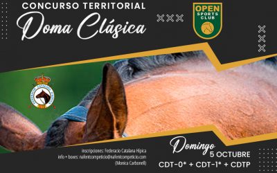 🏆 CDT Concurso Territorial de Doma Clásica