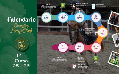 Calendario de Eventos 1 Trimestre curso 2025-2026 🦄PonyClub