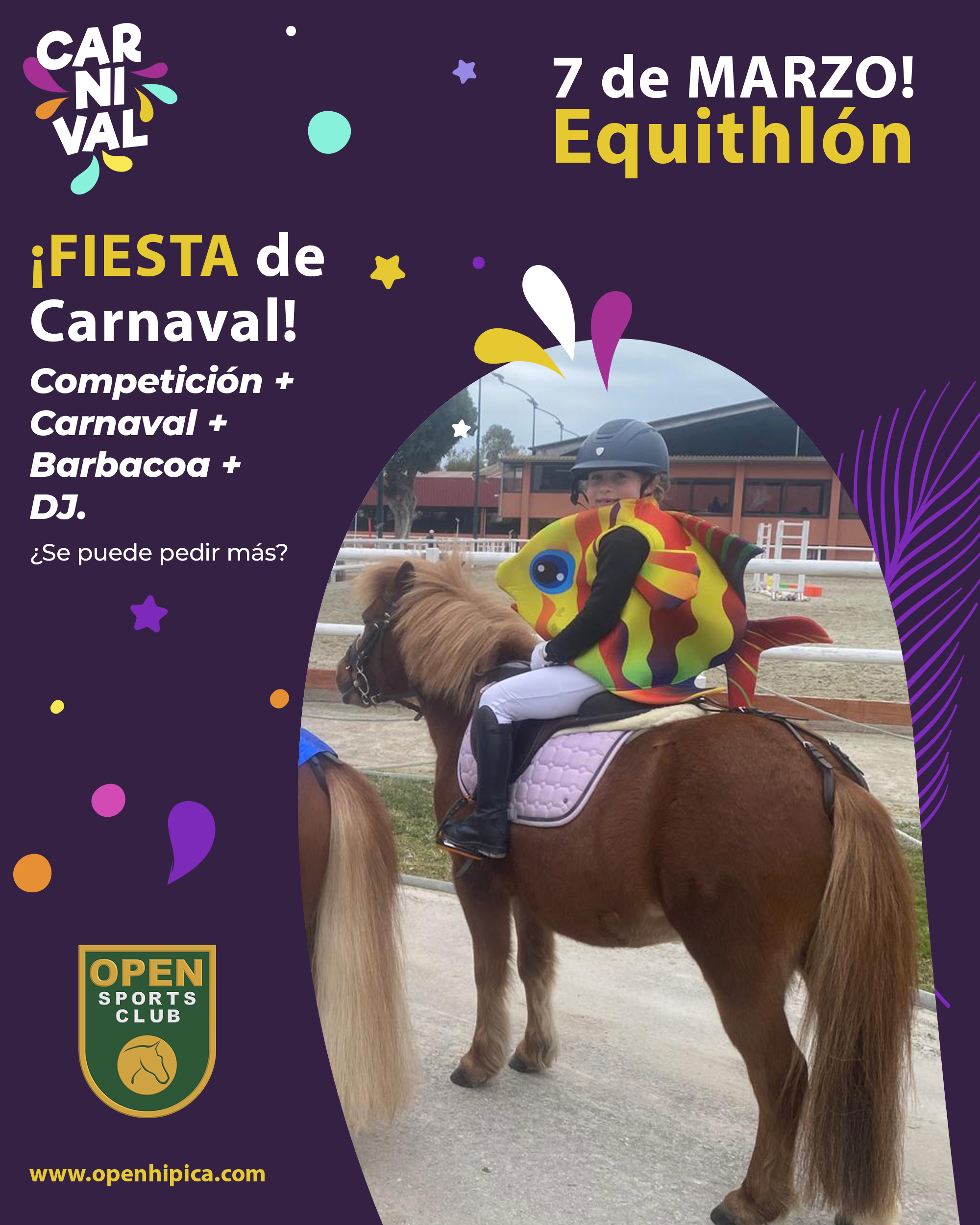 Competición Equithlón y Carnaval