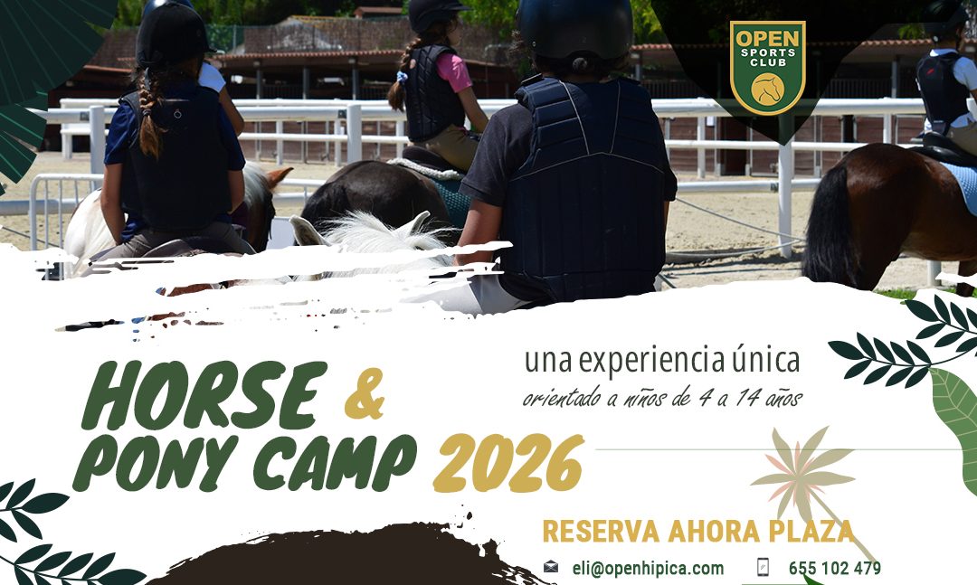 Horse&Pony Camp Verano 2026 ¡El verano más ecuestre en Open Sports Club!